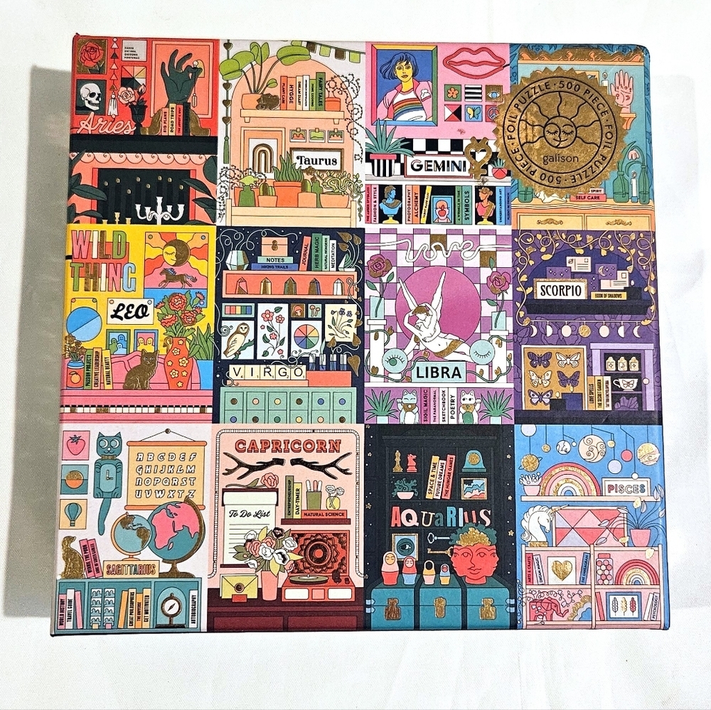 "House of Astrology" 500 Piece FOIL Puzzle